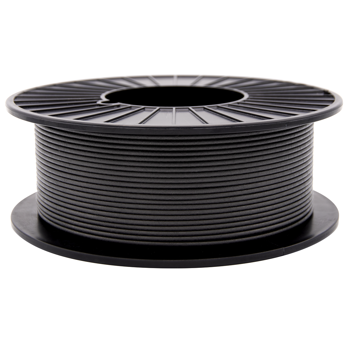LumaFuse-PA 4535 CF_Black Black spool of LumaFuse PA 4535 CF Additive Material