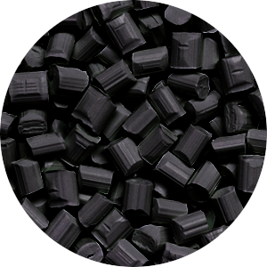 PA 4535 CF Additive Pellet Black Swatch