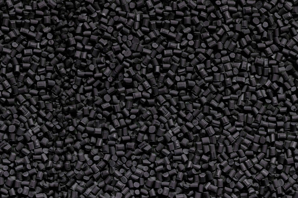 Pile of TPE SEBS 1300 85A Additive Pellet in Black